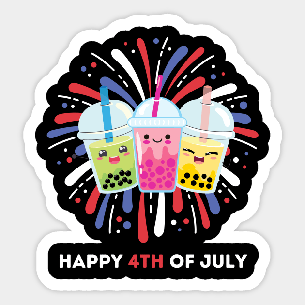 Boba Milk Bubble Tea Lover Sticker by The WYLD Tribe